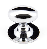 From The Anvil - Polished Chrome Oval Cabinet Knob 40mm | Sku. 92033 | Trade Door Handles.