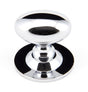 From The Anvil - Polished Chrome Oval Cabinet Knob 40mm | Sku. 92033 | Trade Door Handles.