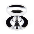From The Anvil - Polished Chrome Oval Cabinet Knob 40mm | Sku. 92033 | Trade Door Handles.
