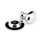From The Anvil - Polished Chrome Oval Cabinet Knob 33mm | Sku. 92034 | Trade Door Handles.