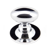 From The Anvil - Polished Chrome Oval Cabinet Knob 33mm | Sku. 92034 | Trade Door Handles.