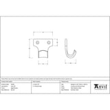 From The Anvil - Aged Bronze Sash Lift | Sku. 92045 | Trade Door Handles.