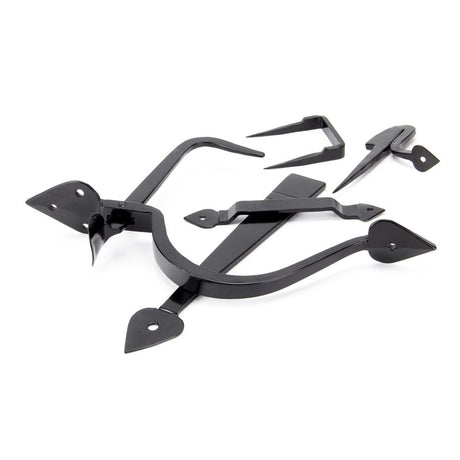 From The Anvil - Black Tuscan Thumblatch | Sku. 92046 | Trade Door Handles.