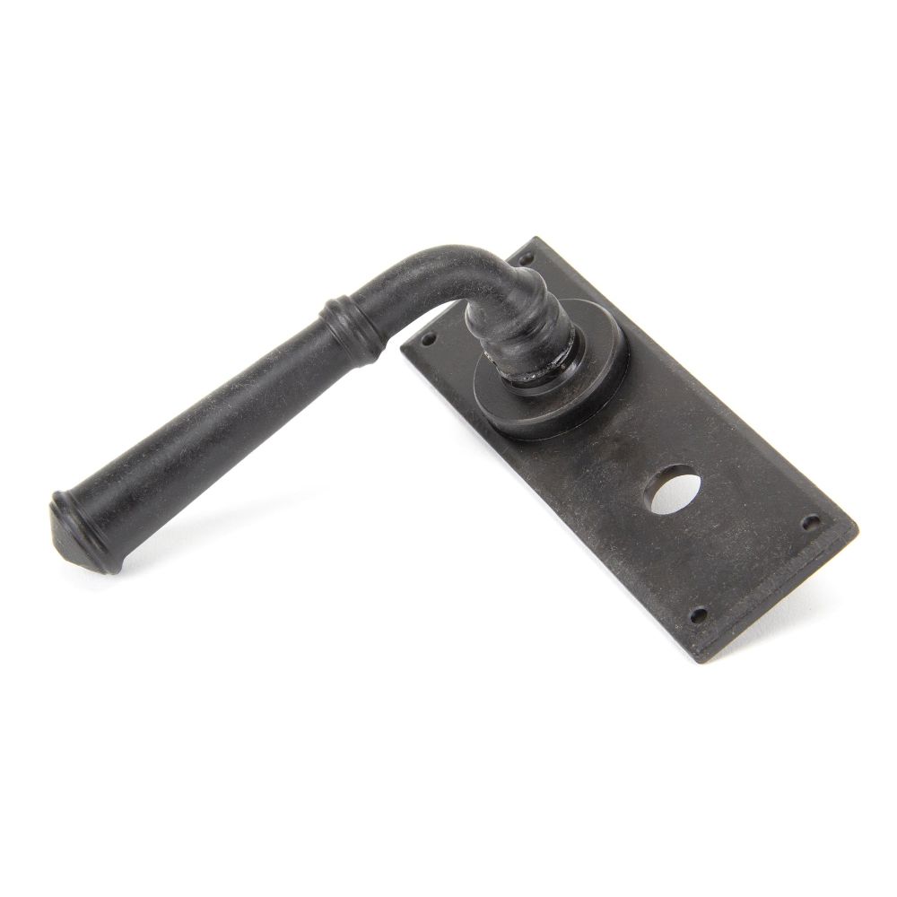 From The Anvil - External Beeswax Regency Lever Bathroom Set | Sku. 92053 | Trade Door Handles.