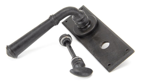 From The Anvil - External Beeswax Regency Lever Bathroom Set | Sku. 92053 | Trade Door Handles.