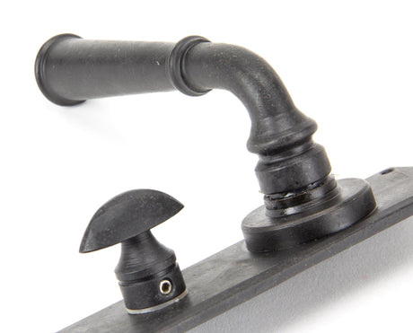 From The Anvil - External Beeswax Regency Lever Bathroom Set | Sku. 92053 | Trade Door Handles.