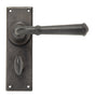From The Anvil - External Beeswax Regency Lever Bathroom Set | Sku. 92053 | Trade Door Handles.