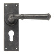 From The Anvil - External Beeswax Regency Lever Euro Lock Set | Sku. 92054 | Trade Door Handles.