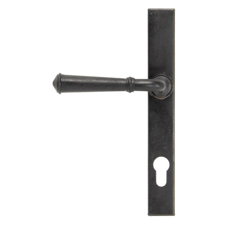 From The Anvil - External Beeswax Regency Slimline Lever Espag. Lock Set | Sku. 92055 | Trade Door Handles.
