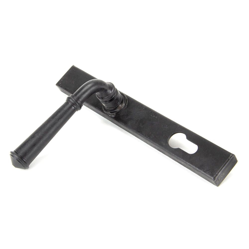 From The Anvil - External Beeswax Regency Slimline Lever Espag. Lock Set | Sku. 92055 | Trade Door Handles.