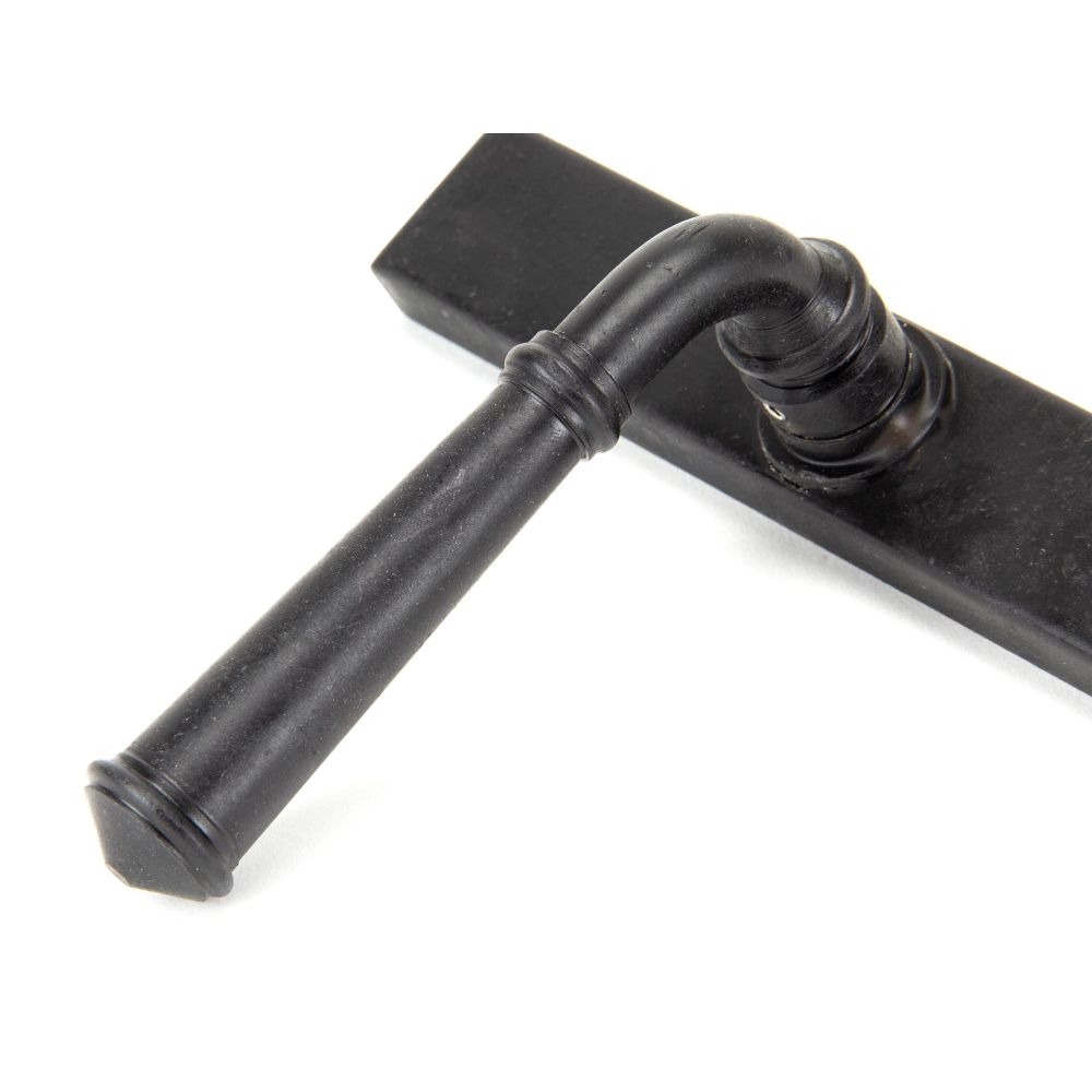 From The Anvil - External Beeswax Regency Slimline Lever Espag. Lock Set | Sku. 92055 | Trade Door Handles.