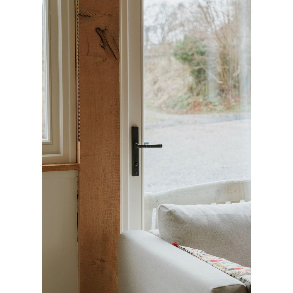 From The Anvil - External Beeswax Regency Slimline Lever Espag. Lock Set | Sku. 92055 | Trade Door Handles.