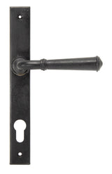 From The Anvil - External Beeswax Regency Slimline Lever Espag. Lock Set | Sku. 92055 | Trade Door Handles.