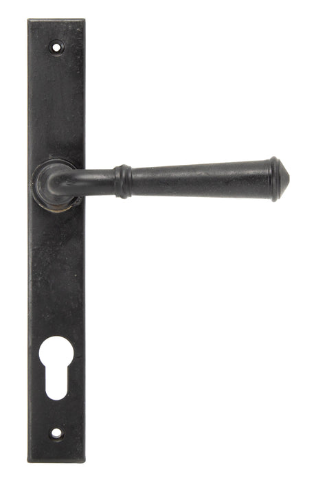 From The Anvil - External Beeswax Regency Slimline Lever Espag. Lock Set | Sku. 92055 | Trade Door Handles.