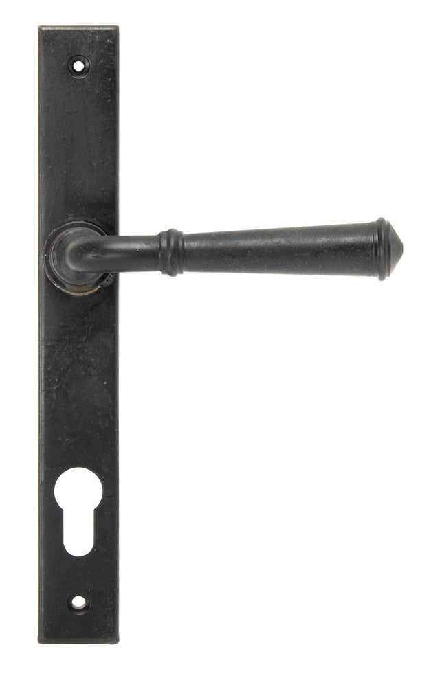 From The Anvil - External Beeswax Regency Slimline Lever Espag. Lock Set | Sku. 92055 | Trade Door Handles.