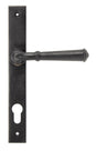 From The Anvil - External Beeswax Regency Slimline Lever Espag. Lock Set | Sku. 92055 | Trade Door Handles.