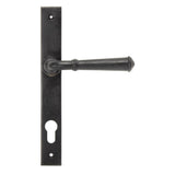 From The Anvil - External Beeswax Regency Slimline Lever Espag. Lock Set | Sku. 92055 | Trade Door Handles.