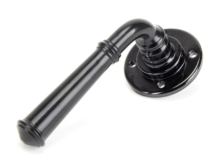 From The Anvil - Black Regency Lever on Rose Set | Sku. 92056 | Trade Door Handles.