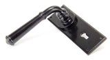 From The Anvil - Black Regency Lever Lock Set | Sku. 92057 | Trade Door Handles.
