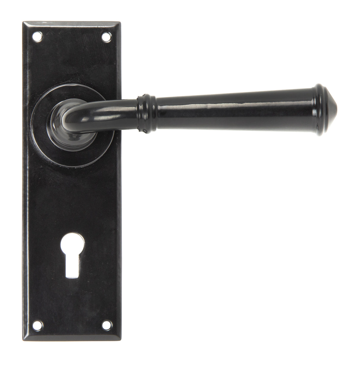 From The Anvil - Black Regency Lever Lock Set | Sku. 92057 | Trade Door Handles.