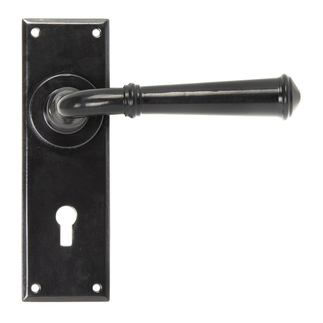 From The Anvil - Black Regency Lever Lock Set | Sku. 92057 | Trade Door Handles.