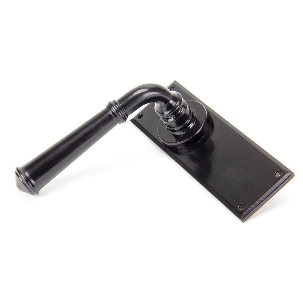 From The Anvil - Black Regency Lever Latch Set | Sku. 92058 | Trade Door Handles.