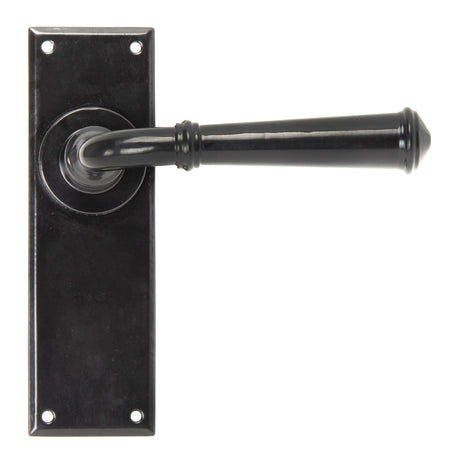 From The Anvil - Black Regency Lever Latch Set | Sku. 92058 | Trade Door Handles.