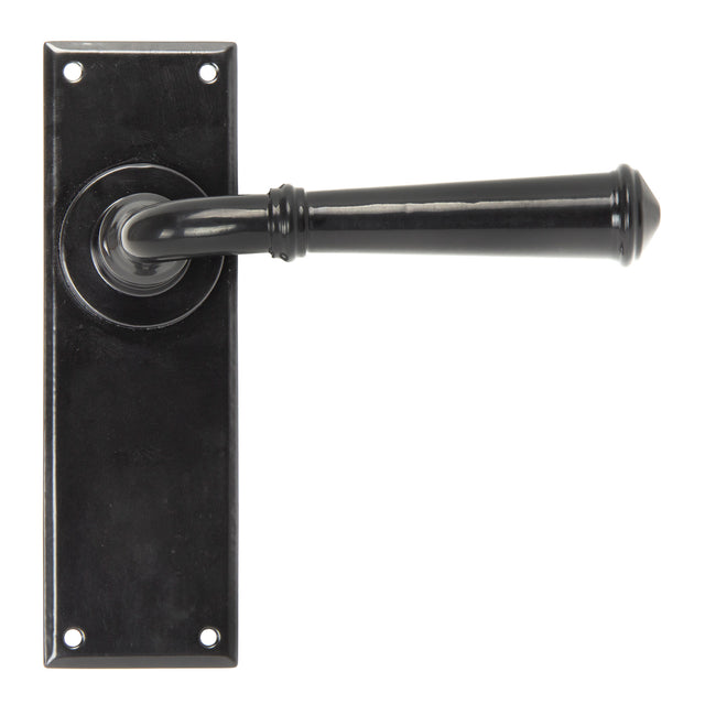 From The Anvil - Black Regency Lever Latch Set | Sku. 92058 | Trade Door Handles.