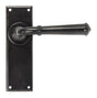 From The Anvil - Black Regency Lever Latch Set | Sku. 92058 | Trade Door Handles.