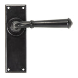 From The Anvil - Black Regency Lever Latch Set | Sku. 92058 | Trade Door Handles.