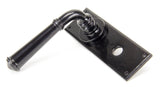 From The Anvil - Black Regency Lever Bathroom Set | Sku. 92059 | Trade Door Handles.