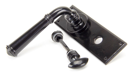 From The Anvil - Black Regency Lever Bathroom Set | Sku. 92059 | Trade Door Handles.