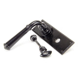 From The Anvil - Black Regency Lever Bathroom Set | Sku. 92059 | Trade Door Handles.