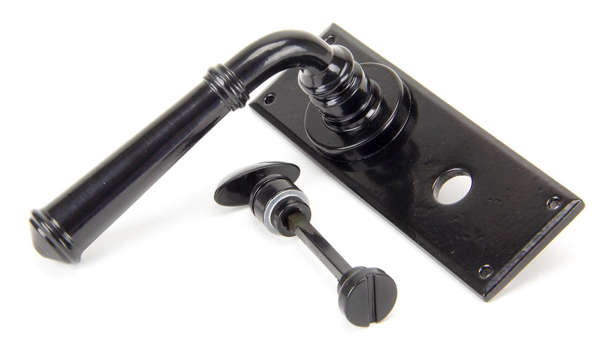 From The Anvil - Black Regency Lever Bathroom Set | Sku. 92059 | Trade Door Handles.