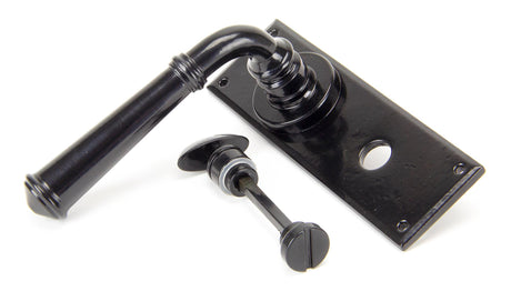 From The Anvil - Black Regency Lever Bathroom Set | Sku. 92059 | Trade Door Handles.