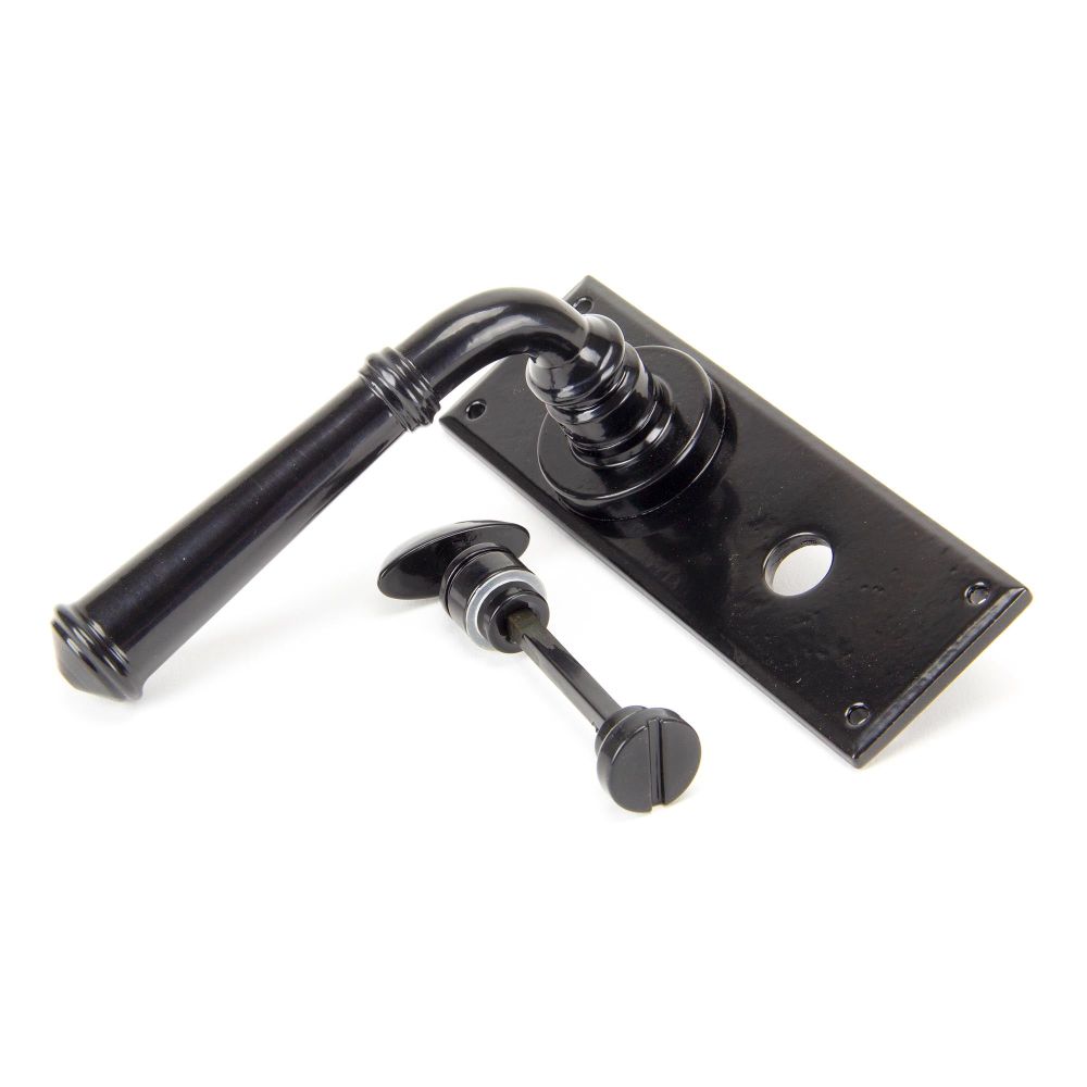From The Anvil - Black Regency Lever Bathroom Set | Sku. 92059 | Trade Door Handles.