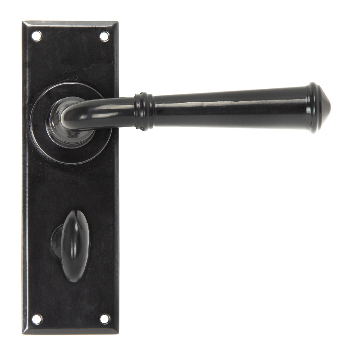From The Anvil - Black Regency Lever Bathroom Set | Sku. 92059 | Trade Door Handles.