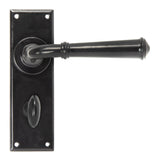 From The Anvil - Black Regency Lever Bathroom Set | Sku. 92059 | Trade Door Handles.