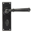 From The Anvil - Black Regency Lever Bathroom Set | Sku. 92059 | Trade Door Handles.