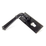 From The Anvil - Black Regency Lever Euro Lock Set | Sku. 92060 | Trade Door Handles.