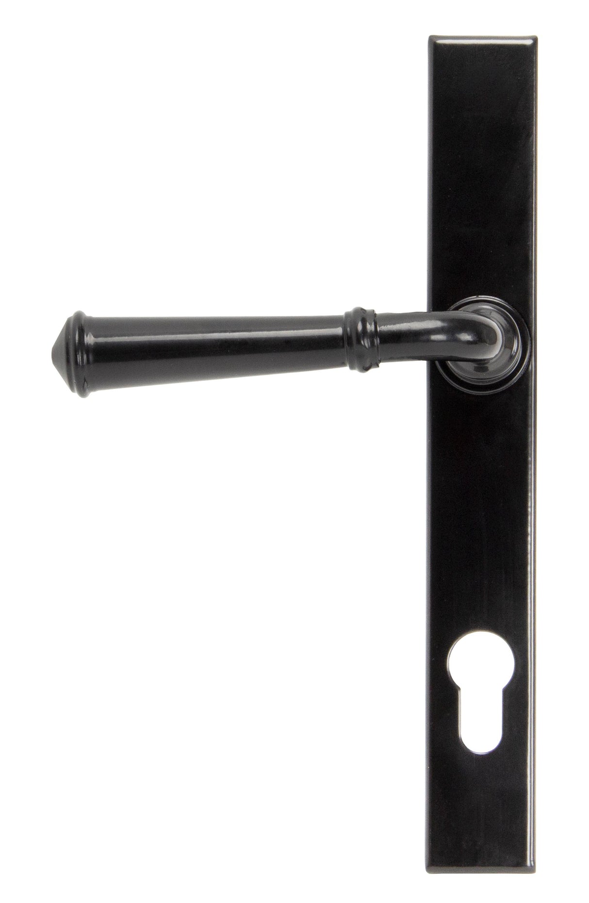 From The Anvil - Black Regency Slimline Lever Espag. Lock Set | Sku. 92061 | Trade Door Handles.