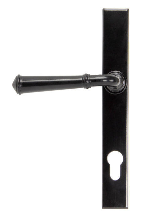 From The Anvil - Black Regency Slimline Lever Espag. Lock Set | Sku. 92061 | Trade Door Handles.