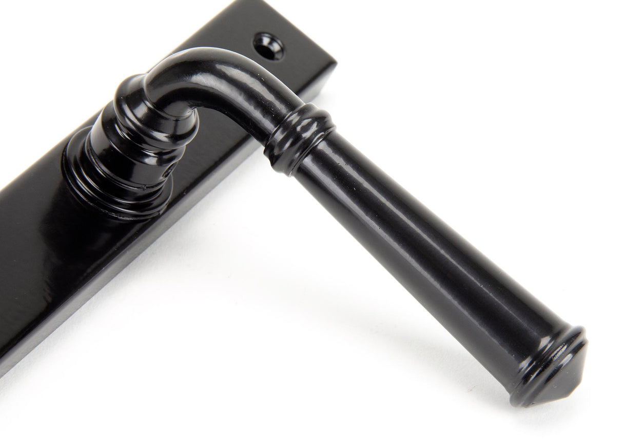 From The Anvil - Black Regency Slimline Lever Espag. Lock Set | Sku. 92061 | Trade Door Handles.