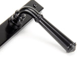 From The Anvil - Black Regency Slimline Lever Espag. Lock Set | Sku. 92061 | Trade Door Handles.