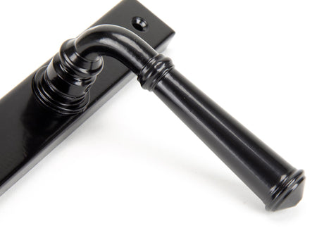 From The Anvil - Black Regency Slimline Lever Espag. Lock Set | Sku. 92061 | Trade Door Handles.