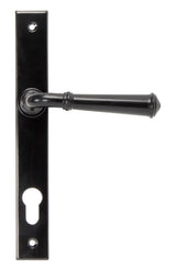 From The Anvil - Black Regency Slimline Lever Espag. Lock Set | Sku. 92061 | Trade Door Handles.