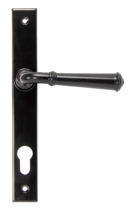 From The Anvil - Black Regency Slimline Lever Espag. Lock Set | Sku. 92061 | Trade Door Handles.