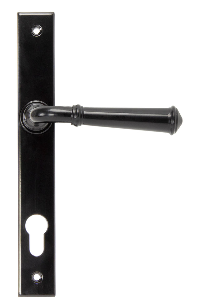 From The Anvil - Black Regency Slimline Lever Espag. Lock Set | Sku. 92061 | Trade Door Handles.