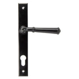 From The Anvil - Black Regency Slimline Lever Espag. Lock Set | Sku. 92061 | Trade Door Handles.