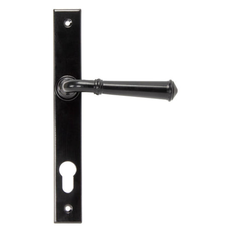 From The Anvil - Black Regency Slimline Lever Espag. Lock Set | Sku. 92061 | Trade Door Handles.
